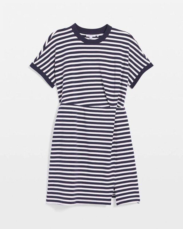 Zenergy Stripe Twist Front Dress - image 5